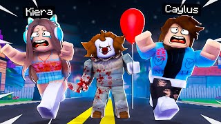 Escape The CREEPY CLOWN In ROBLOX RP [upl. by Baskett]