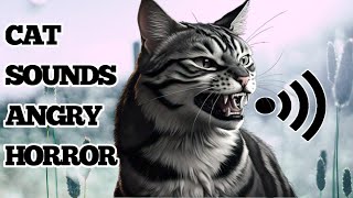 CAT SOUND EFFECT  SOUNDS THAT HATES  CAT SOUNDS ANGRY HORROR [upl. by Antonie]