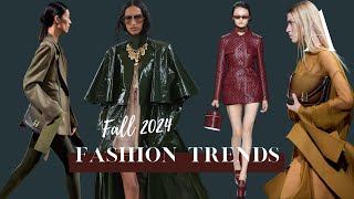 10 Big Fashion Trends For FallWinter 202425 [upl. by Clary535]