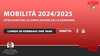 Mobilità 202425 istruzioni per la compilazione della domanda [upl. by Vincent]