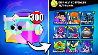 ULTRA KUPA KUTUSUNDAN 300 TANE AÇTIM TÜM EFSANEVİ KOSTÜMLER ÇIKARDIM🍏 Brawl Stars [upl. by Haidabez]