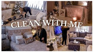 CLEAN amp ORGANISE WITH ME  CHRISTMAS CLEANING MOTIVATION [upl. by Ahcatan]