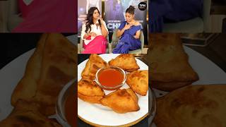 SHREYA amp SUNIDHIs Favourite SAMOSA Recipe 😍❤️ shorts samosa shreyaghoshal sunidhichauhan food [upl. by Florence480]