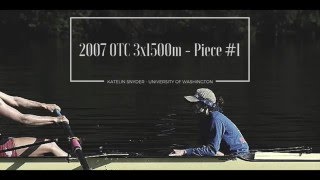 Katelin Snyder  University of Washington OTC 3x1500m Piece 1 Coxswain Recording [upl. by Harwilll512]