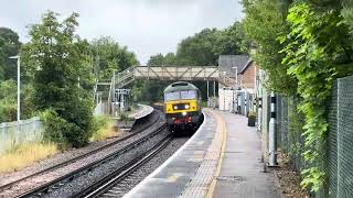 D1924 47810 Crewe Diesel Depot passing Ashurst New Forest with 5Z44 on 15724 [upl. by Nnateragram]