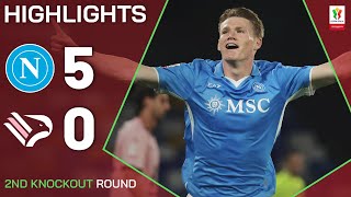 NAPOLIPALERMO 50  HIGHLIGHTS  McTominay scores for Napoli  Coppa Italia Frecciarossa 202425 [upl. by Veljkov]