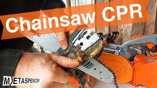 Chainsaw CPR  Routine Maintenance amp Cleaning [upl. by Adnima637]