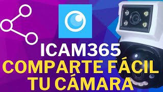 iCam365 app Comparte Fácil y Rápido technology camarawifi [upl. by Jarib412]