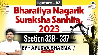 BNSS Bhartiya Nagarik Suraksha Sanhita 2023  Lec 82 Section 328337 CrPC 1973  By Apurva [upl. by Ariaes191]