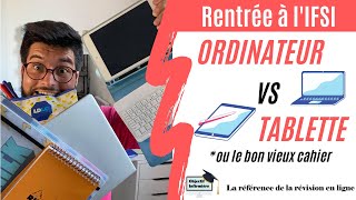 🎓 ESI  PC vs Tablette  Que faut til pour la rentrée IFSI [upl. by Ijnek573]