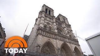 Notre Dame to reopen in a year See progress that’s been made [upl. by Kal450]