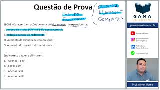 QUESTÃO 29008  POLÍTICA MONETÁRIA CPA20 CEA AI ANCORD [upl. by Nottap]