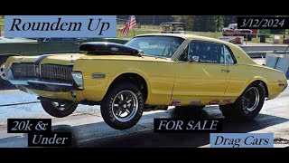 FOR SALE 50 different DRAG CARS on FB Marketplace 20k amp Under [upl. by Zackariah]