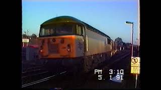 NETWORK SOUTHEAST BASINGSTOKEWOKINGLONDON 5191NEIL HAYTON RAILWAY MEMORIES railway train [upl. by Atiuqahc95]