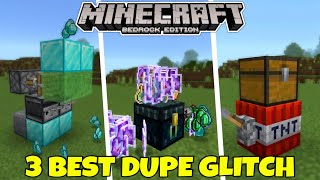 3 BEST DUPLICATION GLITCH in Minecraft 121  Works in Server  BedrockPeJavaXboxPs4 [upl. by Roxy]