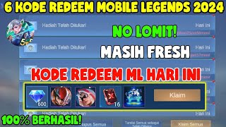 6 KODE REDEEM ML HARI INI KODE REDEEM MOBILE LEGENDS KODE REDEEM ML TERBARU OKTOBER 2024 [upl. by Niles635]