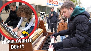 I played MEGALOVANIA and other Undertale songs on piano in public [upl. by Eimrots]