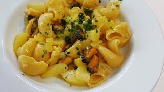 PASTA PATATE E COZZE Cremosa e Facilissima  RICETTE DI GABRI [upl. by Oinafipe]