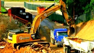 Excavators and Dumptrucks at work quotRaw Soundquot 35mins [upl. by Carson935]