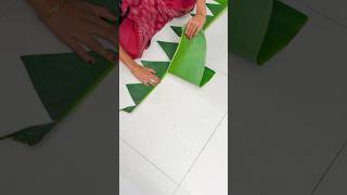 Banana Leaf Toran toran bananaleaf doorhaning [upl. by Schechinger566]