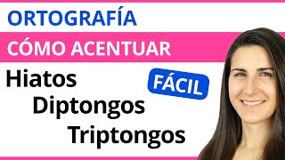 ACENTUACIÓN de Diptongos Triptongos e Hiatos 🔠 [upl. by Aros473]