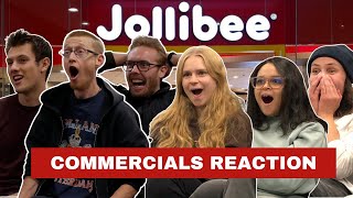 Canadians React to Jollibee Commercials [upl. by Aikam]