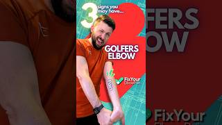 3 Signs you may have Golfers elbow [upl. by Sair]