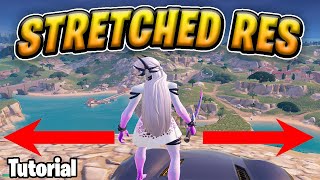 How To Get STRETCHED RESOLUTION In Fortnite Chapter 5 HUGE FPS BOOST [upl. by Esirahs]