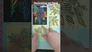 Decorating ✨ book cover [upl. by Aihsekal310]