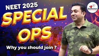 NEET 2025 I All about Special ops batch  Score more than 700 marks I Indias first Unique batch [upl. by Clarabelle46]