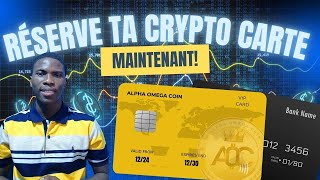 RESERVEZ VOTRE CRYPTO CARTE VISA VIPMASTERCARD VIP [upl. by Beatty]