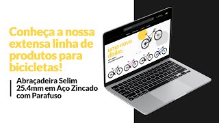 Abraçadeira Selim 254mm em Aço Zincado com Parafuso  DBike Online [upl. by Ammon]