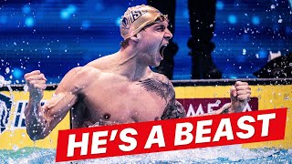 Caeleb Dressel 4778 100M Butterfly World Record  Full Race amp Analysis [upl. by Solraced359]