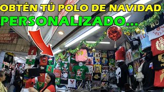 POLOS NAVIDEÑOS para toda la FAMILIA GALERÍA SANTA ROSA gamarra [upl. by Aserehs]