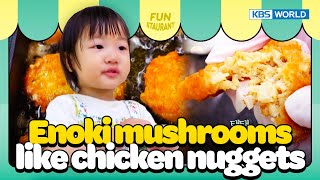 Enoki mushrooms like chicken Stars Top Recipe at Fun Staurant  EP1943  KBS WORLD TV 231023 [upl. by Enomad307]