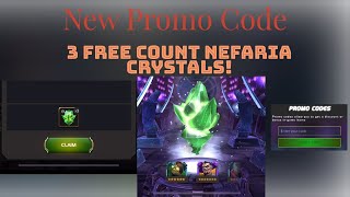 New Promo Code 3 tries for 7 star Count Nefaria  MCOC [upl. by Riley]