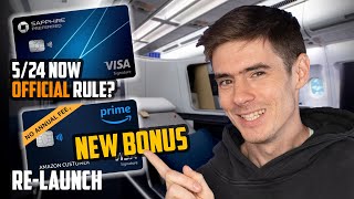 Did Chase Just Make 524 Rule OFFICIAL Amazon Card Relaunch Bilt Rent Day [upl. by Jonas495]