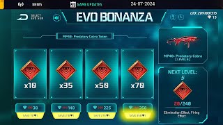 freefire EVO BONANZA 😱 TOKEN DISCOUNT 🫣 [upl. by Mossolb642]