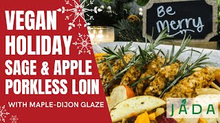 HOW TO VIDEO PlantBased Pork Loin Holiday Recipe [upl. by Aneed]