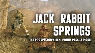 Terror at Jack Rabbit Springs Plus Primm Pass Prospectors Den amp More Fallout New Vegas Lore [upl. by Ailes]