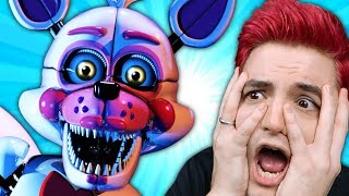 FNAF FELIPE NETO JOGANDO FNAF SISTER LOCATION parte 2 ANALISANDO SE JOGA BEM OU NÃO  HUEstation [upl. by Refinneg]