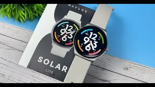 smartwatch HAYLON SOLAR LITE  UNBOXING [upl. by Cowan946]