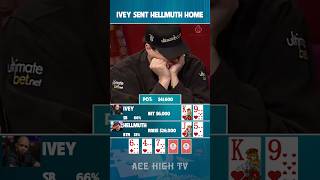 Phil Hellmuth Blows Up against Phil Ivey 😂 poker highstakespoker [upl. by Ancelin]