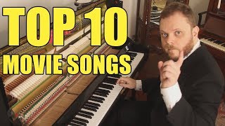 Top 10 Movie Songs on Piano [upl. by Tdnerb]