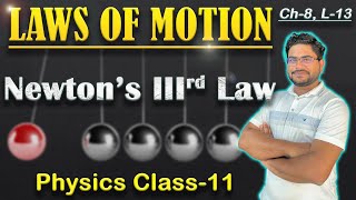 Chapter  8 Lecture13  Laws of Motion  Newtons Third Law Conservation of Linear Momentum👍 [upl. by Ocsirf]