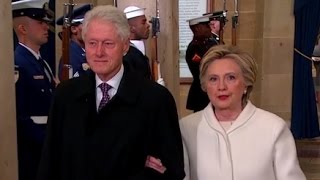 Hillary Clinton Arrives at Trump Inauguration [upl. by Moya]