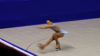 Campeona de España Patinaje Artistico Alevín 2016 Ariadna Garrasino [upl. by Eekorehc765]