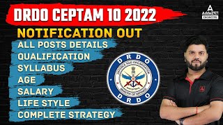 DRDO CEPTAM 10 RECRUITMENT 2022  DRDO Vacancy Syllabus Eligibility  Full Detailed Information [upl. by Miru580]