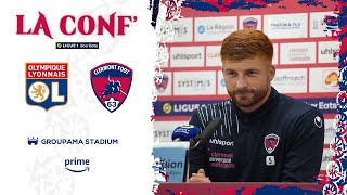 💬 J09  Lyon  Clermont  la conf avantmatch [upl. by Smailliw]