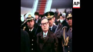 SYND 061272 CHILEAN PRESIDENT ALLENDE ARRIVES TO USSR FOR TALKS [upl. by Bryana647]